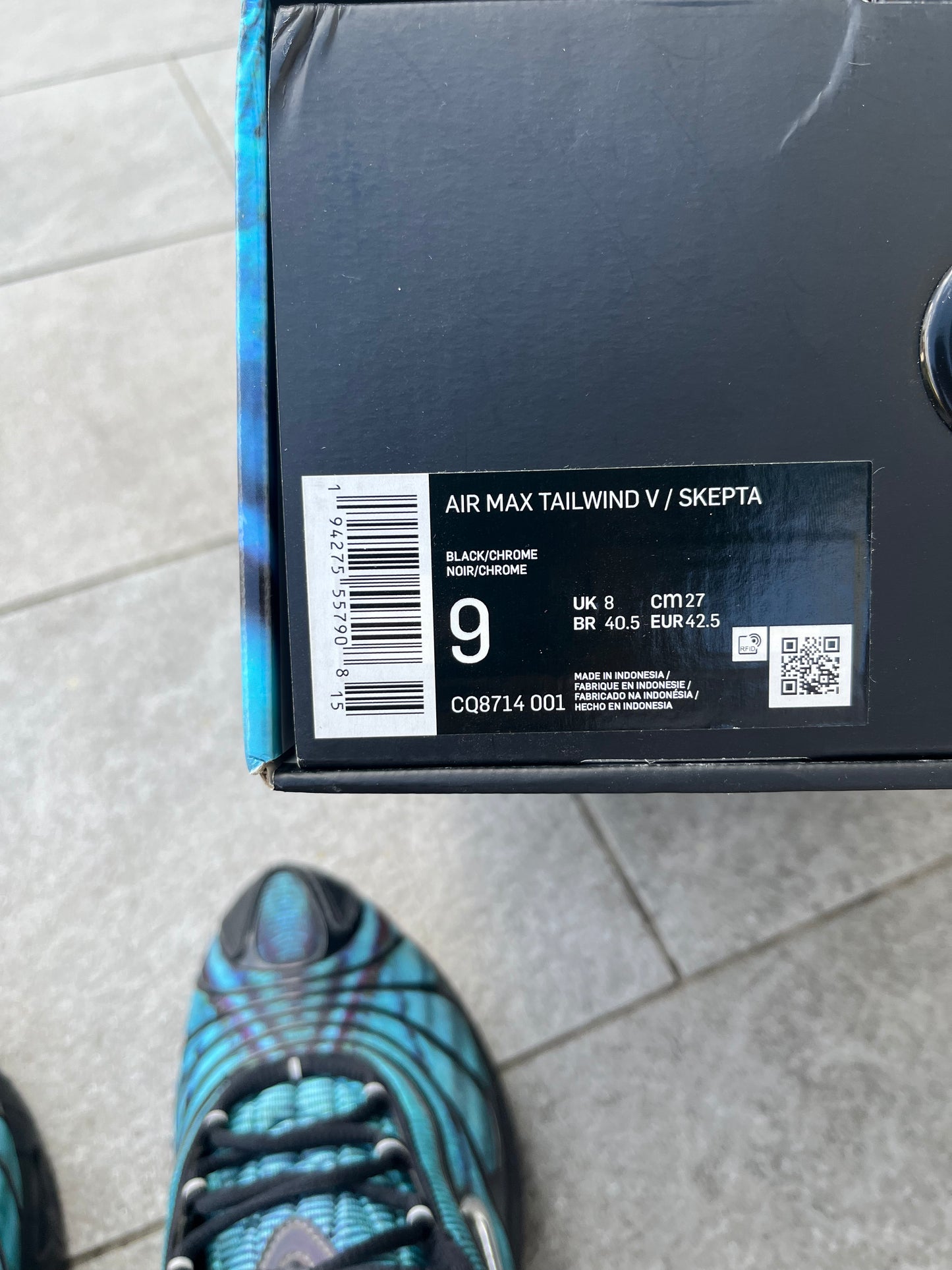 Air Max Tailwind 5 Skepta Blue - EU42.5 / US9 / UK8